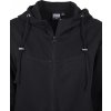 Dámská parka Urban Classics s kapucí a půleným zadním dílem (Barva černá, Velikost 3XL)