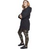Dámská parka Urban Classics s kapucí a půleným zadním dílem (Barva černá, Velikost 3XL)