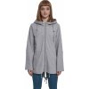 Dámská parka Urban Classics s kapucí a půleným zadním dílem (Barva černá, Velikost 3XL)