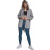 Dámská parka Urban Classics s kapucí a půleným zadním dílem (Barva černá, Velikost 3XL)