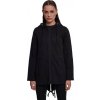 Dámská parka Urban Classics s kapucí a půleným zadním dílem (Barva černá, Velikost 3XL)