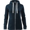 28413 4 damska propinaci mikina voyage s podsitou kapuci a kontrastnimi prvky modra namorni vel xs