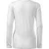Dámské dlouhé strečové tričko Malfini s dlouhým rukávem (Velikost XS, Barva bílá)