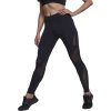 Dámské legíny Urban Classics se síťovými vsadkami po celé délce (Barva černá - černá, Velikost 3XL)