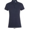 Dámské regular fit polo tričko Brandy Fair Wear (Velikost XS, Barva šedá tmavá - bílá)