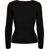 Dámský sexy svetřík s hlubokým výstřihem Urban Classics (Barva černá, Velikost 3XL)