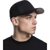 Flexfit "Wooly" z tvrdého plátna se stříbrným kšiltem zespodu (Velikost Youth, Barva černá)