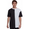 Harlequin pánské oversize triko Urban Classics (Barva černá - bílá, Velikost 3XL)