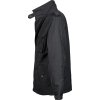 Klasická městská bunda z leštěného měkkého kepru s výplní DuPont™ (Velikost S, Barva černá)