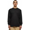 Klasické oversize tričko Urban Classics 190 g/m s manžetami (Barva černá, Velikost 3XL)
