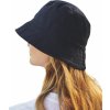 Klobouček Bucket z organické bavlny a větracími očky (Velikost S/M, Barva černá)