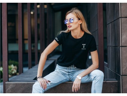 Tricko drink different Woman black