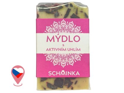 mýdlo s uhlím růže