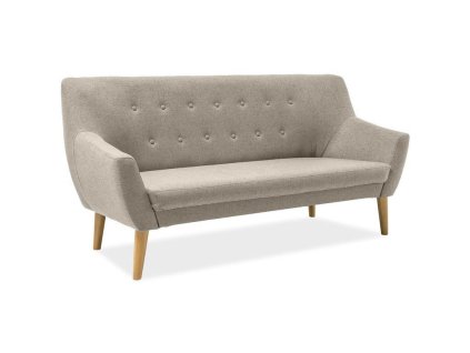 Elegantní béžová pohovka AMBER pro 3 osoby – nadčasový design