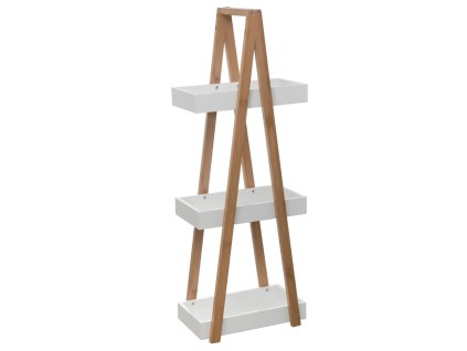 Bílý regál DIRTA - objevte styl a funkčnost v jednom. Ideální doplněk pro váš interiér.