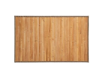 Bambusový koberec BAMBOO ANTISLIP BROWN 50x80 cm s protiskluzem