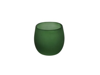 Zelený skleněný svícen GINNY GREEN - elegantní dekorace do interiéru