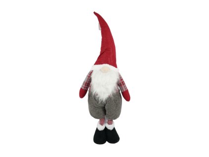 Červený dekorativní trpaslík GNOME 90 cm - ideální do interiéru i exteriéru