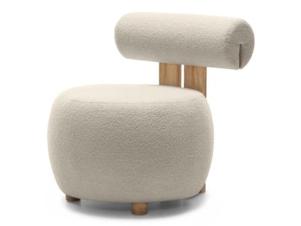 Designové křeslo HANNA béžové – pohodlí a styl v moderním interiéru