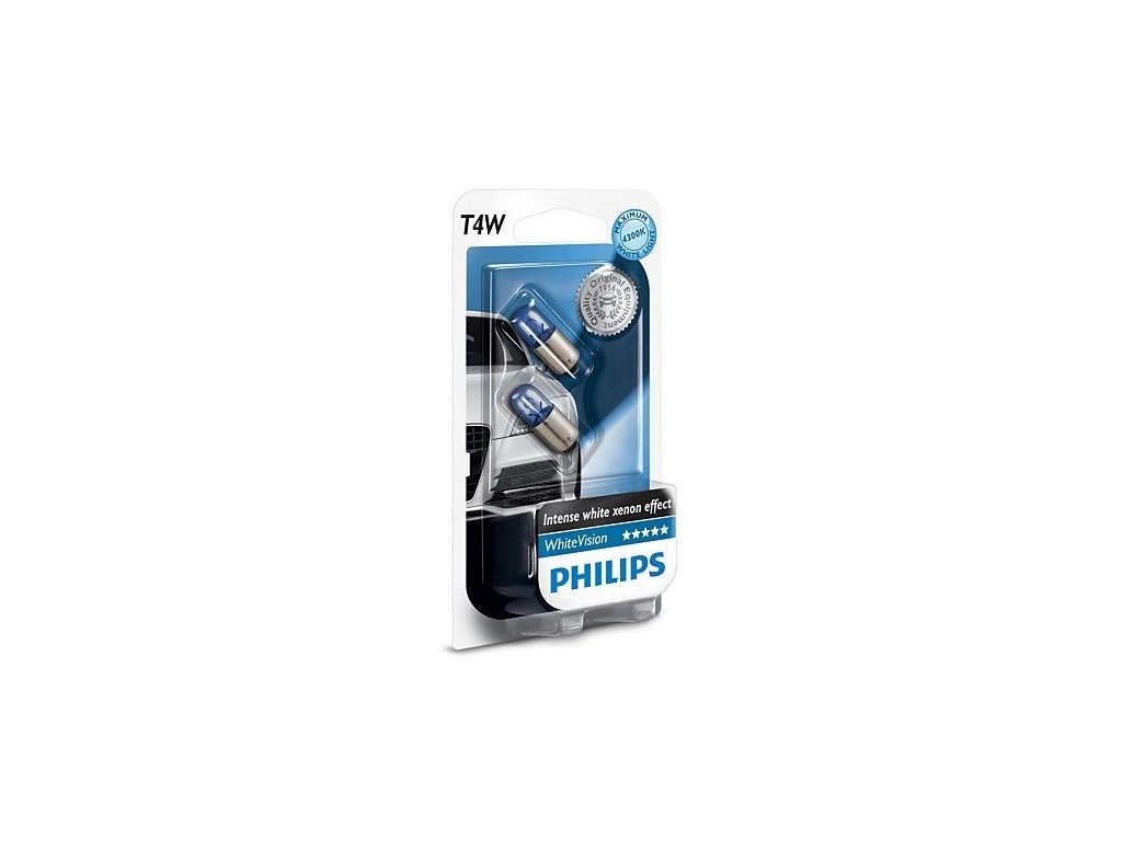 119464 ziarovka philips whitevision 12v 4w ba9s blister 2ks