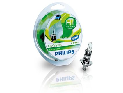 102853 philips ecovision 12v h1 55w p14 5s set 2ks
