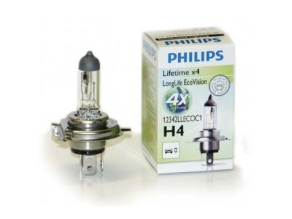 102880 philips longlife ecovision 12v h4 60 55w p43t 1ks