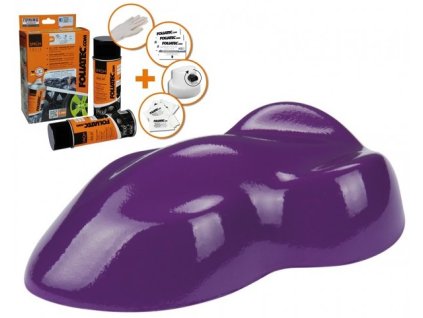 123988 foliatec tekuta guma fialova leskla 2x400ml