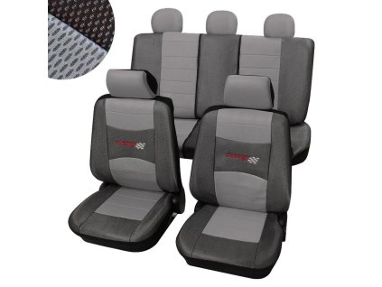 102451 autopotahy carbon strieborne 11 dielov