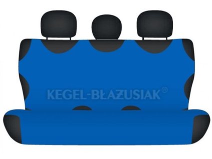 124486 autotricka na zadne sedacky z bavlny modre