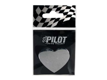 111703 chromovy znak srdiecko