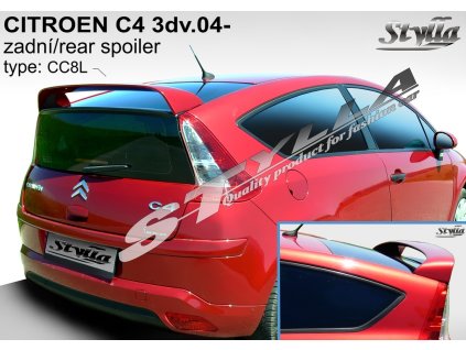 117439 spojler dveri horny stylla citroen c4 3 dvere 2004 2010