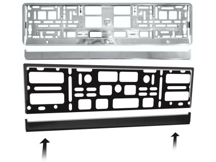 96082 podlozka pod spz chrom