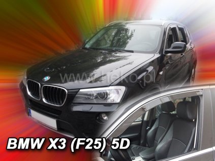 117550 deflektory bmw x3 f25 2010 2017 predne