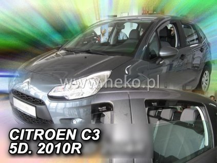 109816 deflektory citroen c3 2009 2016 zadne