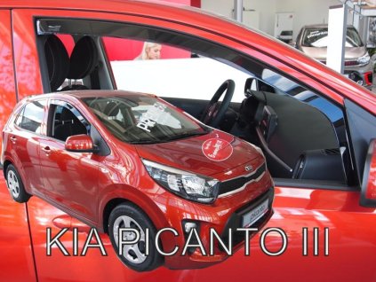 102277 deflektory kia picanto 5 dveri od 2017 predne