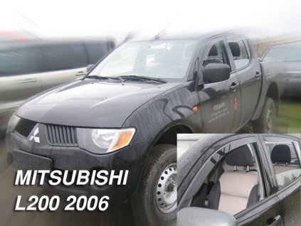 95566 deflektory mitsubishi l 200 2 4 dvere 2005 2015 predne