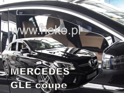125755 deflektory mercedes gle coupe c292 2015 2019 predne