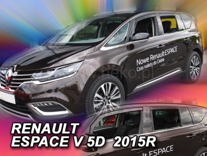 122827 deflektory renault espace od 2015 zadne