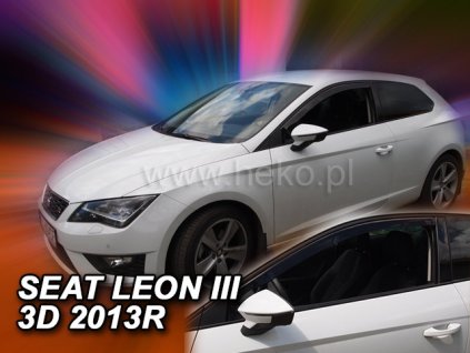 120088 deflektory seat leon 3 dvere 2013 2020 predne