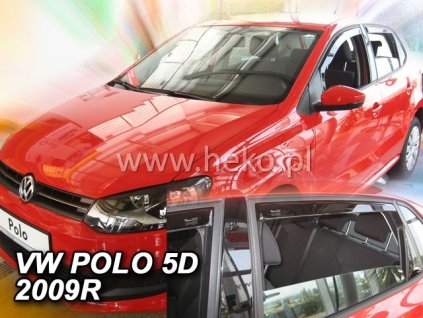 98449 deflektory vw polo 5 dveri 2009 2017 zadne