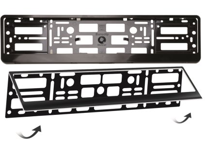 124456 podlozka pod spz cierna vyklapacia