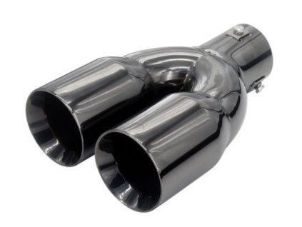 142561 koncovka vyfuku dvojita cierny chrom 5820