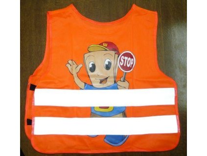 96226 detska reflexna vesta orange chlapec