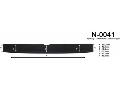 123250 kryt naraznika plastovy mercedes v w447 od 2014