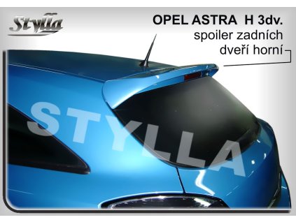 120799 spojler dveri horny stylla opel astra h 3 dvere 2004 2014