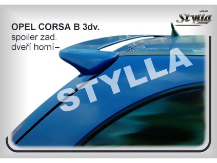 120808 spojler dveri horny stylla opel corsa b 3 dverova 1993 2000