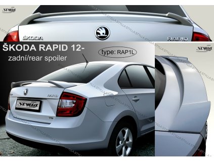 121192 spojler kapoty stylla skoda rapid od 2012 rap1l
