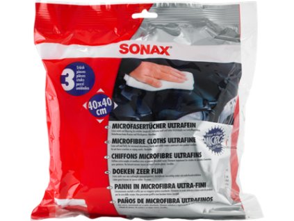 140392 utierky z mikrovlakna sonax extra 40x40 cm 3 ks