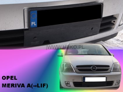 123646 zimna clona masky opel meriva a 2003 2006