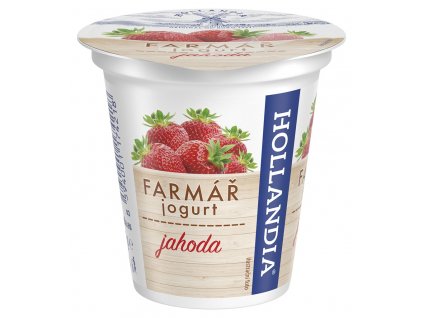 FOTO Krémový jogurt Farmářek jahoda 125 g
